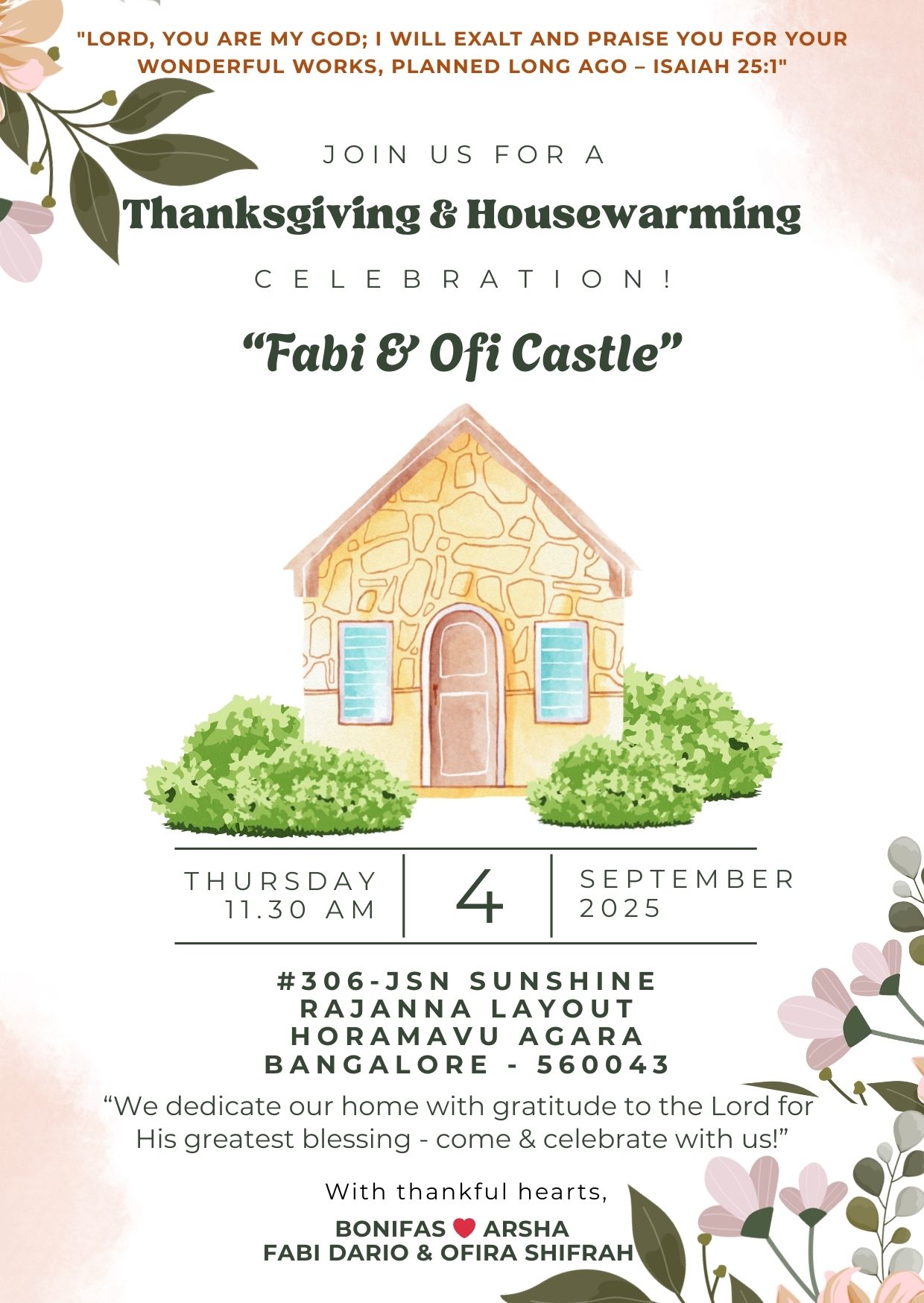 Housewarming Invitation